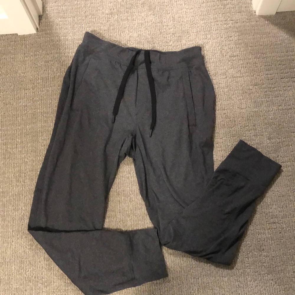 Large Mens Grey Lululemon Joggers